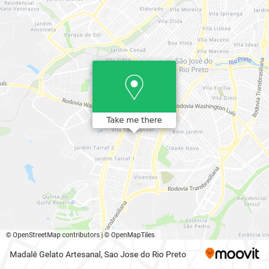 Madalê Gelato Artesanal map
