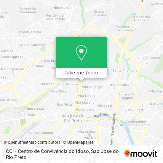 CCI - Centro de Convivência do Idoso map