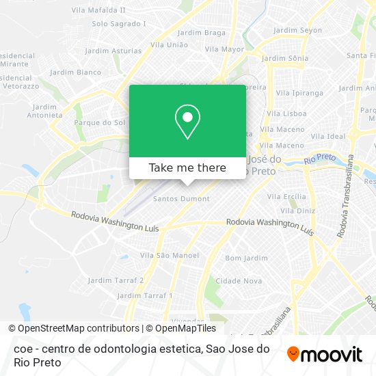 coe - centro de odontologia estetica map