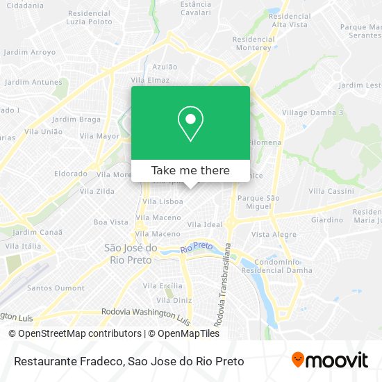 Restaurante Fradeco map
