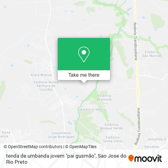 tenda de umbanda jovem "pai gusmão" map