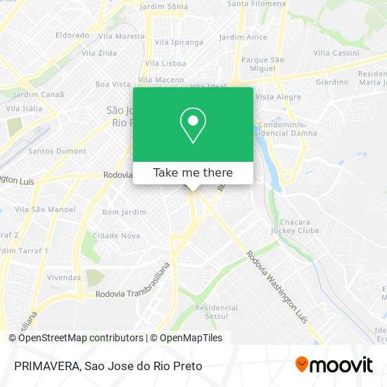 PRIMAVERA map