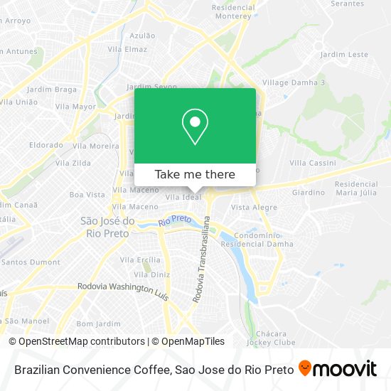 Brazilian Convenience Coffee map