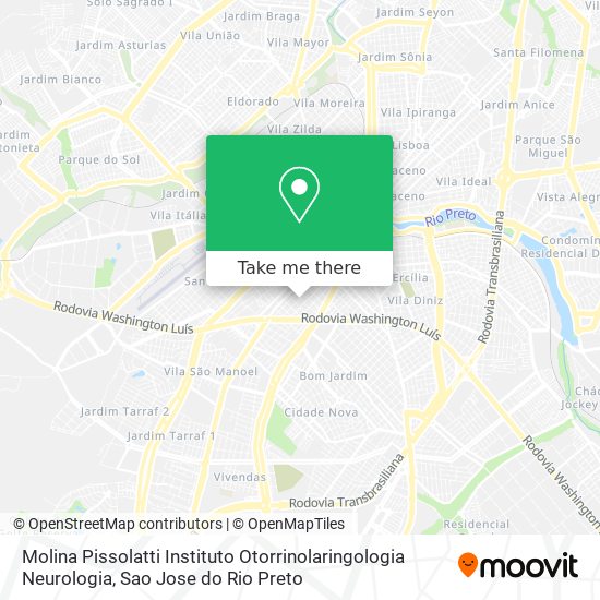 Molina Pissolatti Instituto Otorrinolaringologia Neurologia map