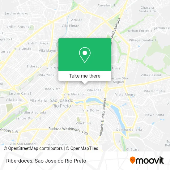Riberdoces map