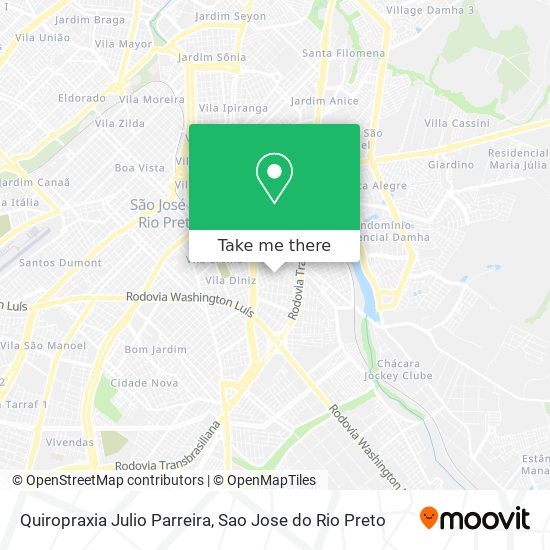 Quiropraxia Julio Parreira map