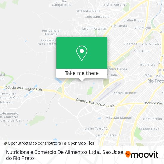 Nutricionale Comércio De Alimentos Ltda. map