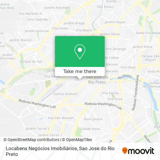 Locabens Negócios Imobiliários map
