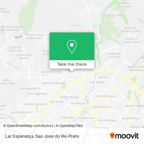 Lar Esperança map