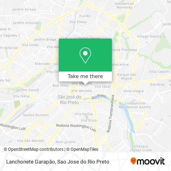 Lanchonete Garapão map