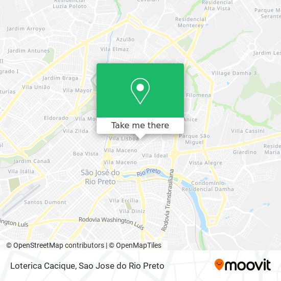 Loterica Cacique map