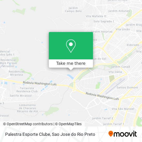 Palestra Esporte Clube map