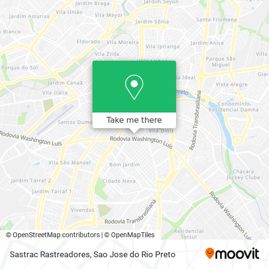 Sastrac Rastreadores map