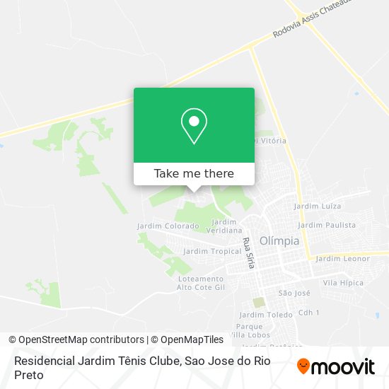 Residencial Jardim Tênis Clube map