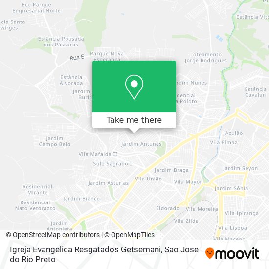 Igreja Evangélica Resgatados Getsemani map