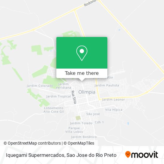 Mapa Iquegami Supermercados