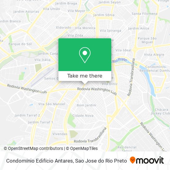 Condomínio Edifício Antares map