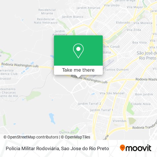Polícia Militar Rodoviária map