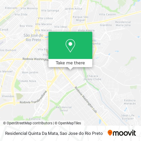 Residencial Quinta Da Mata map