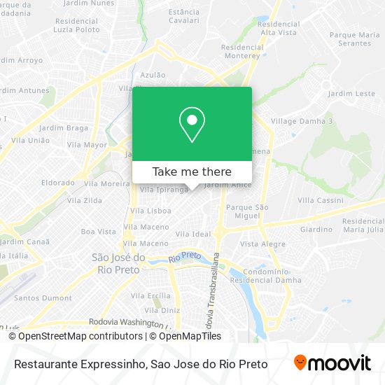 Restaurante Expressinho map