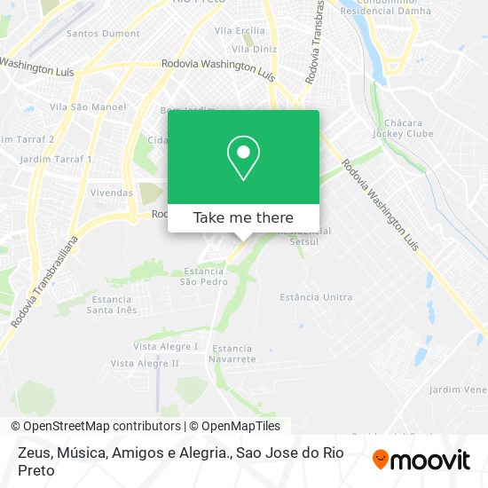 Zeus, Música, Amigos e Alegria. map