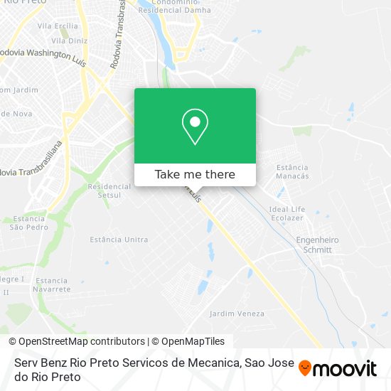 Serv Benz Rio Preto Servicos de Mecanica map