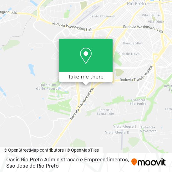 Oasis Rio Preto Administracao e Empreendimentos map