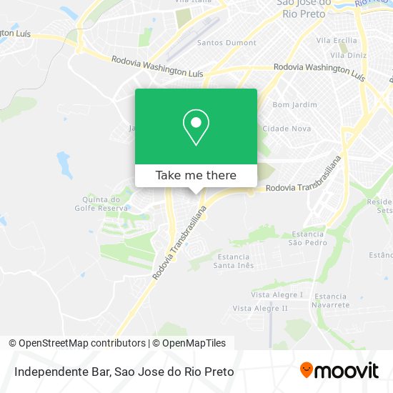 Independente Bar map
