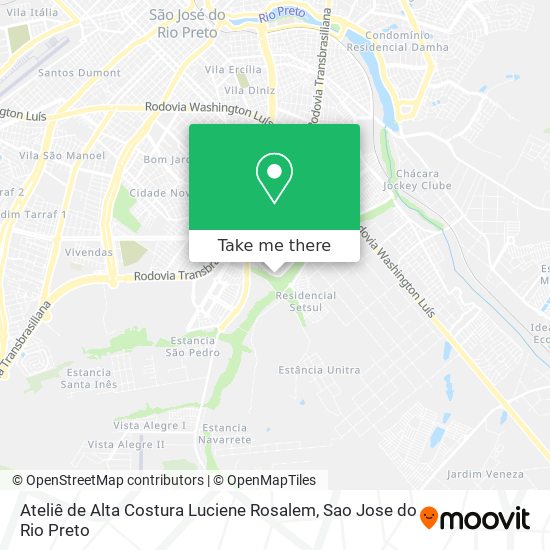 Ateliê de Alta Costura Luciene Rosalem map