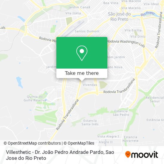 Villesthetic - Dr. João Pedro Andrade Pardo map