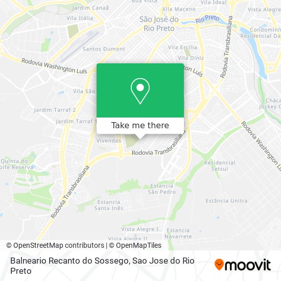 Balneario Recanto do Sossego map