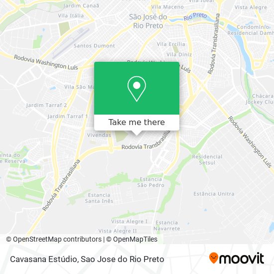 Cavasana Estúdio map