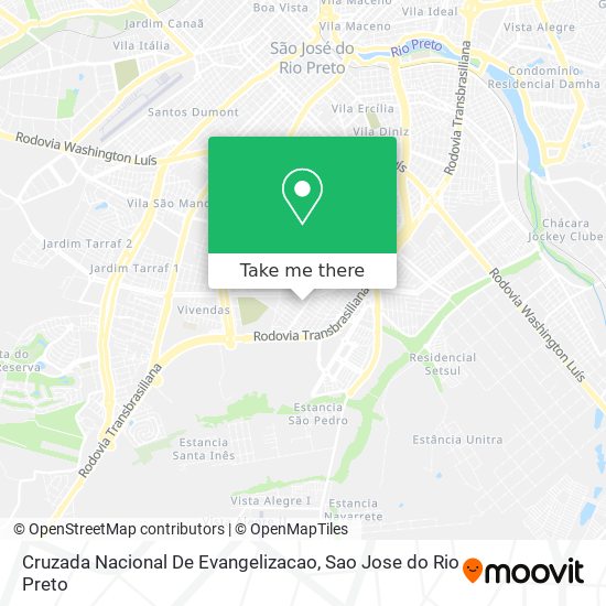 Cruzada Nacional De Evangelizacao map