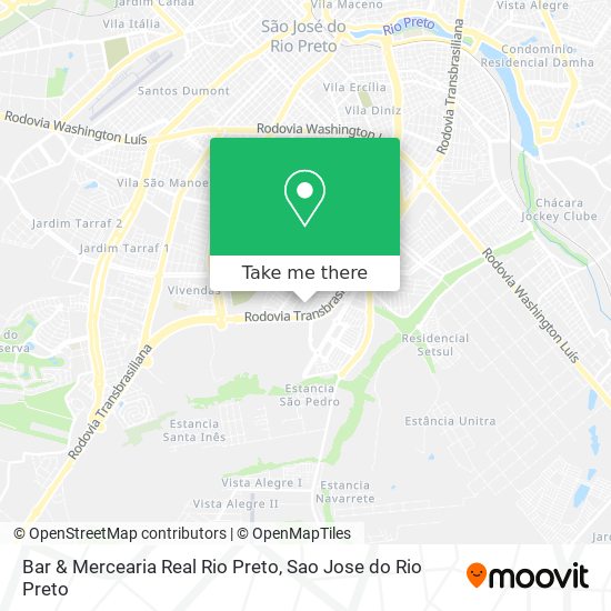 Bar & Mercearia Real Rio Preto map