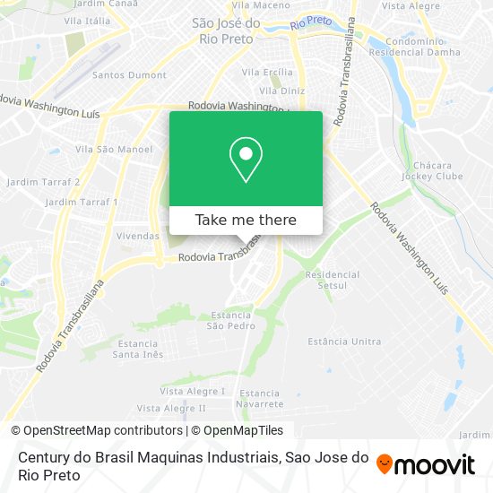 Century do Brasil Maquinas Industriais map