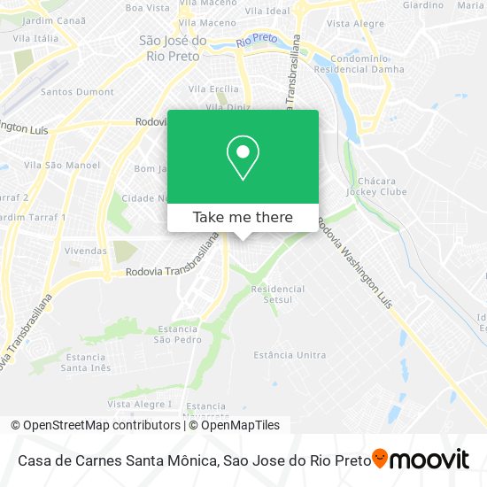 Casa de Carnes Santa Mônica map