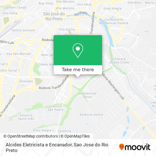 Alcides Eletricista e Encanador map