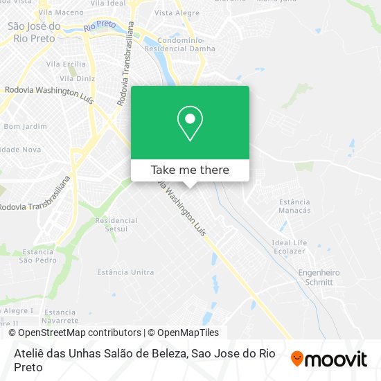 Ateliê das Unhas Salão de Beleza map