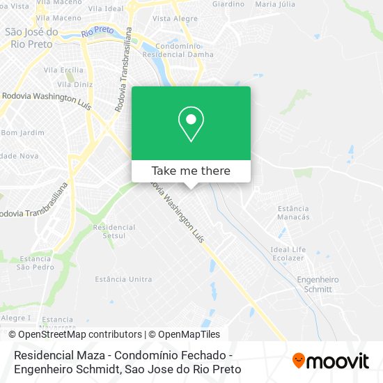 Residencial Maza - Condomínio Fechado - Engenheiro Schmidt map