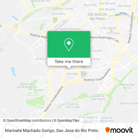 Marinete Machado Dorigo map