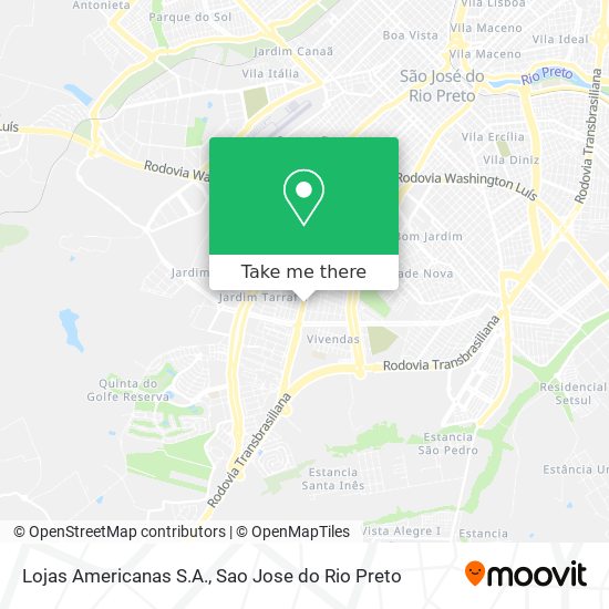 Lojas Americanas S.A. map