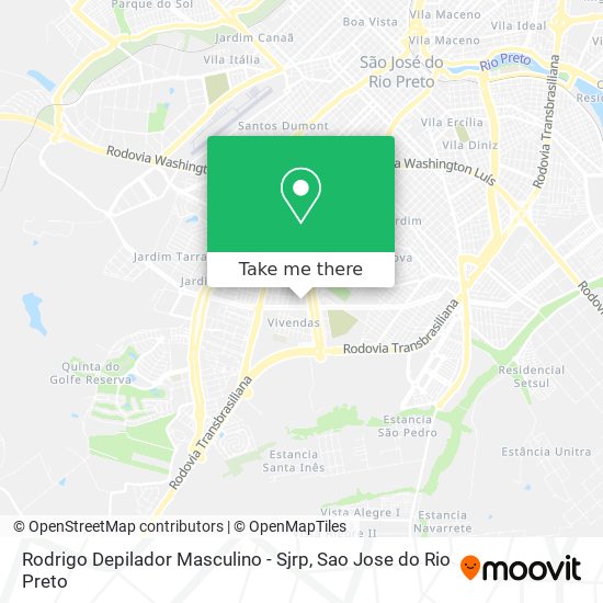 Rodrigo Depilador Masculino - Sjrp map
