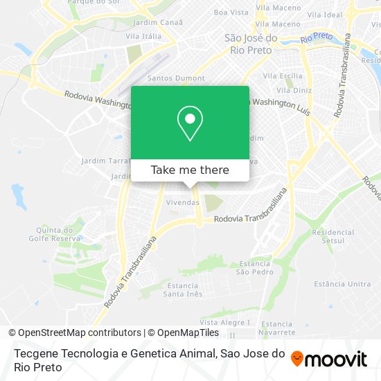 Tecgene Tecnologia e Genetica Animal map
