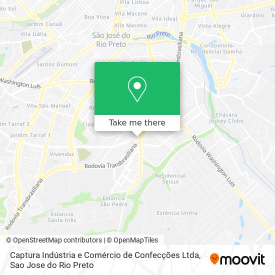 Captura Indústria e Comércio de Confecções Ltda map