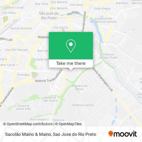 Sacolão Maino & Maino map
