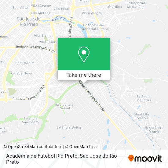 Academia de Futebol Rio Preto map