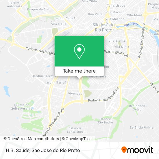 H.B. Saude map