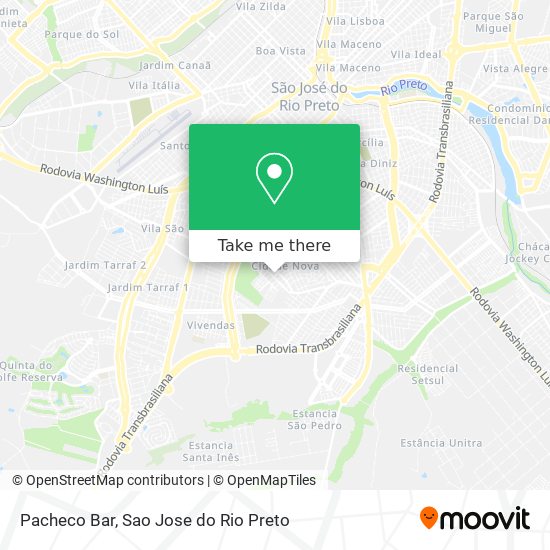 Pacheco Bar map
