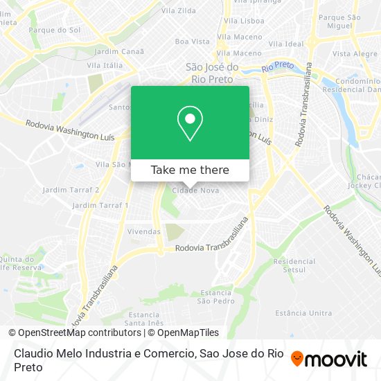 Claudio Melo Industria e Comercio map