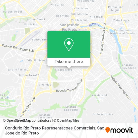 Condurio Rio Preto Representacoes Comerciais map